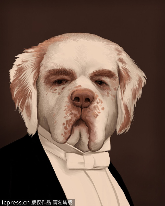 Cute pets in their own 'Downton Abbey'