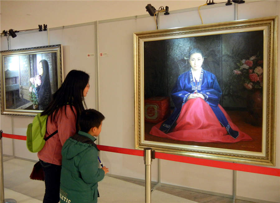 DPRK paintings visit Suzhou