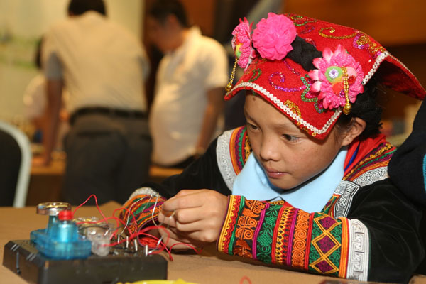 Rural students attend science summer camp