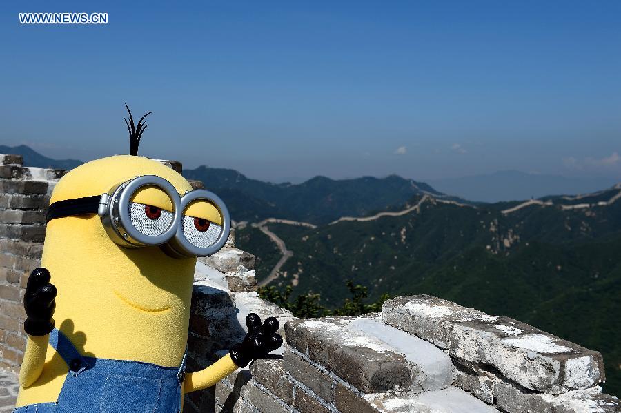 Minions visit Great Wall in Beijing