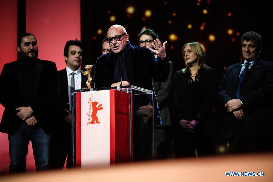 Documentary <EM>Fire at Sea</EM> wins Golden Bear in 66th Berlinale