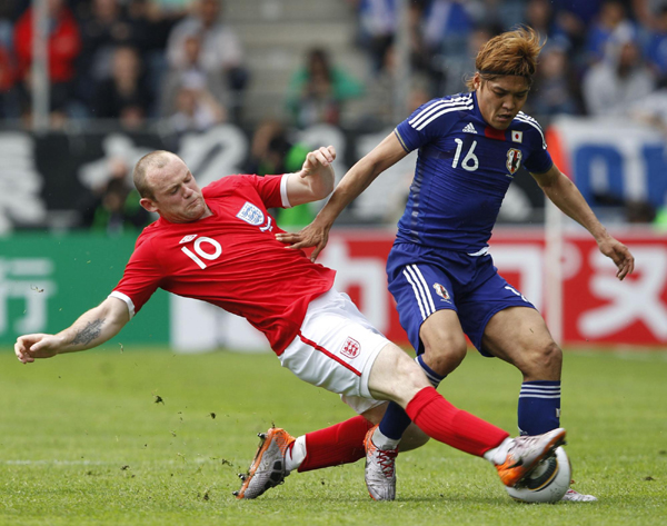 热身赛：兰帕德失点球 英格兰两赚乌龙2:1逆转日本