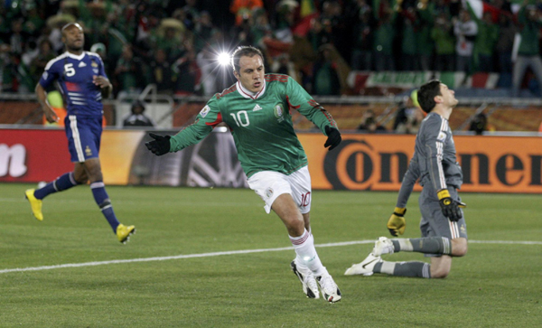 法国0:2完败墨西哥 出线前景黯淡