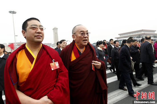 警察在天安门广场执勤