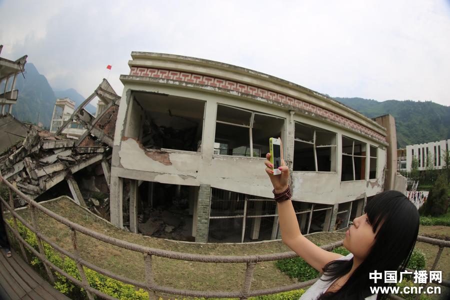 四川汶川地震5周年：映秀五一迎来旅游高峰