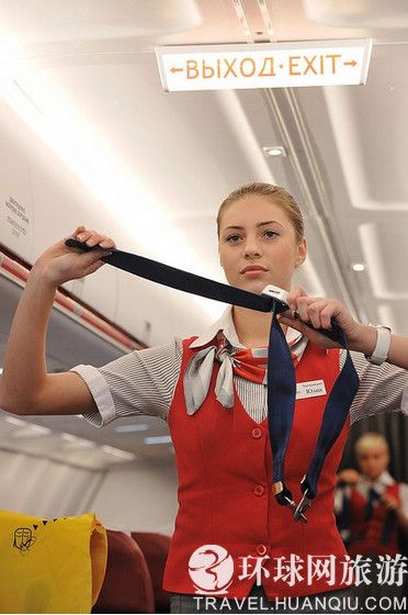 实拍美艳的俄罗斯空姐