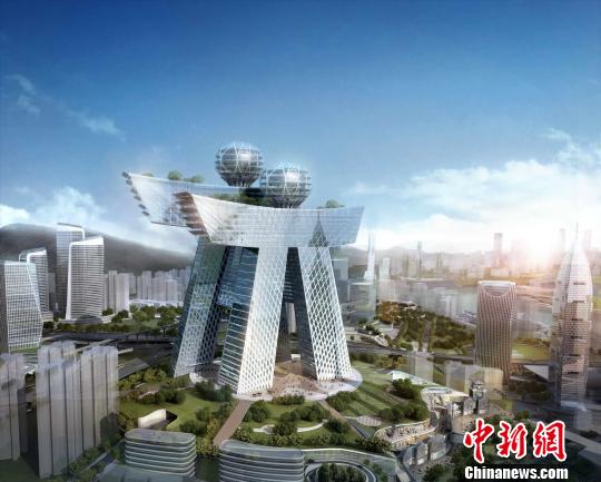 重庆将新建一座“人人”型高楼设计高度280米