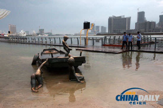 天津遭受暴雨袭击