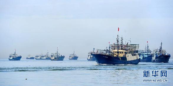 海南赴南沙渔船船队返回三亚