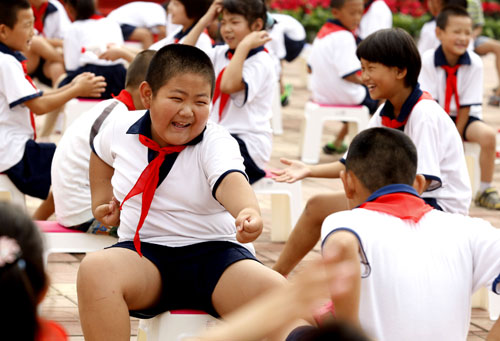 北京房山“7•21”受灾学校如期开学 安全教育成第一课