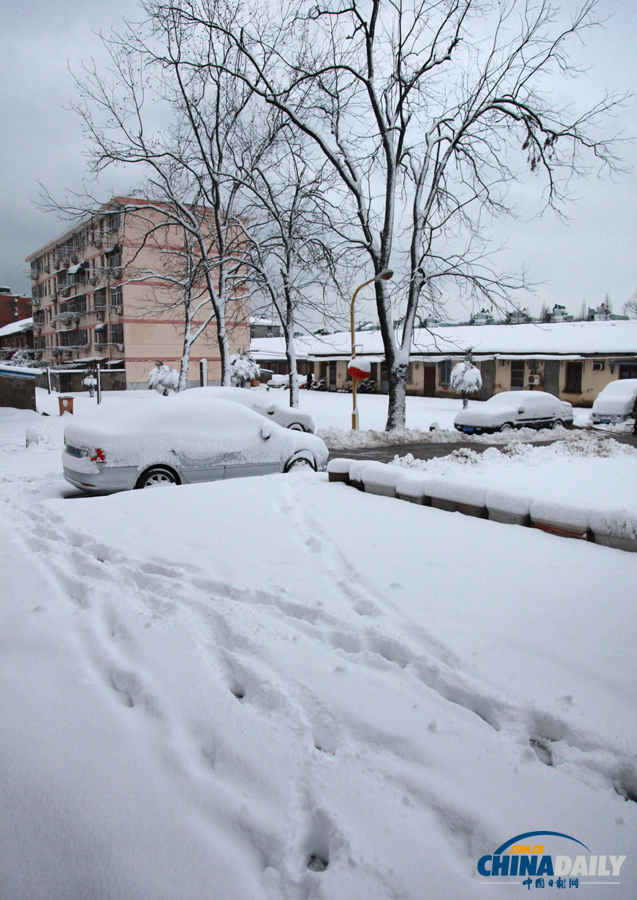 南京普降暴雪