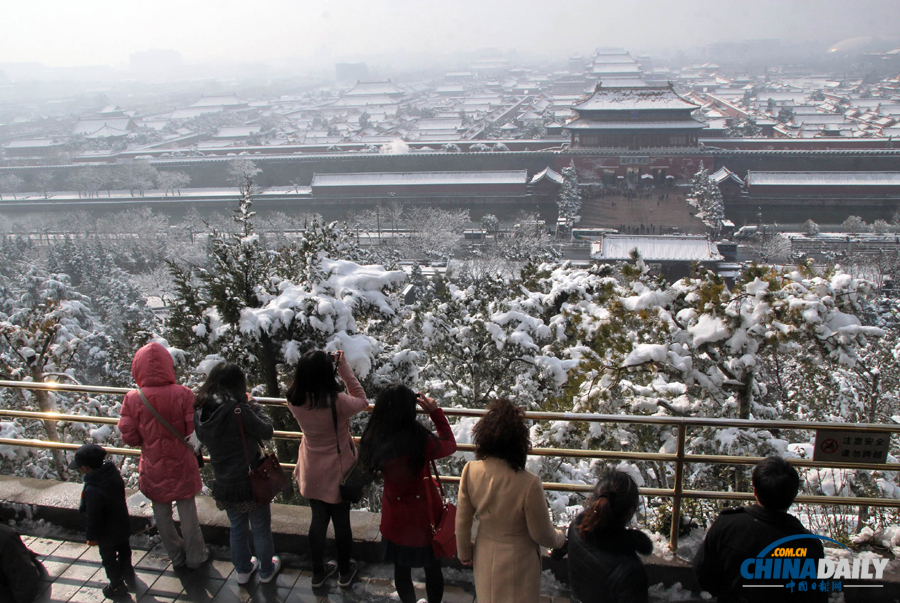 中国日报直击北京三月春雪