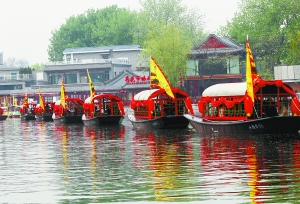 什刹海码头重现元代漕运盛景