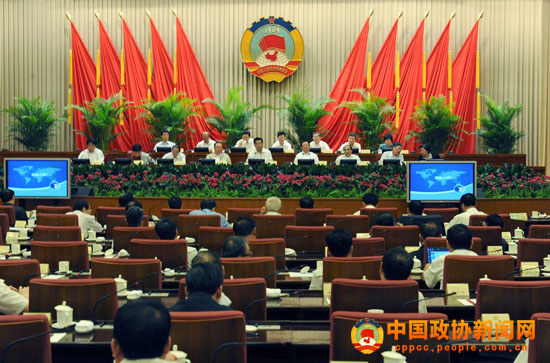 政协十一届常委会举办第十次学习讲座 贾庆林主持
