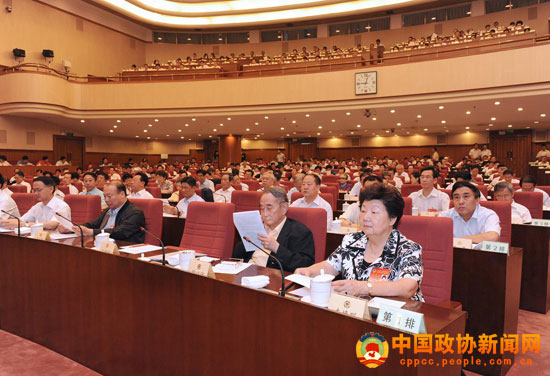 政协十一届常委会第十四次会议开幕 贾庆林主持
