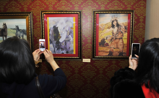 圆光中的《格萨尔》史诗艺术展暨学术研讨会在京举行