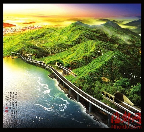 环岛路：岚岛最美风景线 总长约100公里(图)