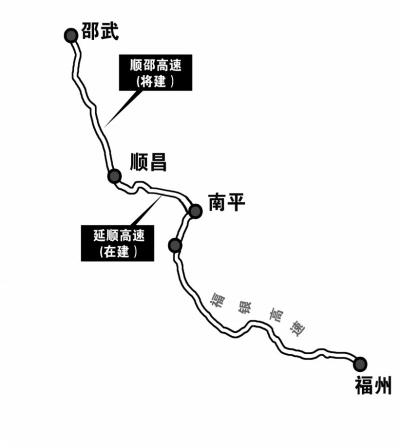 顺邵高速公路下半年开建 福州至邵武可节省约40分钟