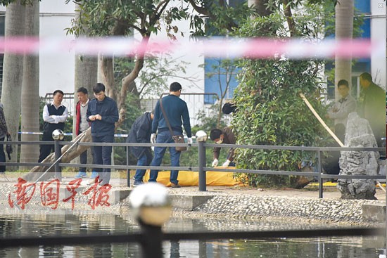 北海长青公园人工湖现浮尸 死者为女性约60岁(图)