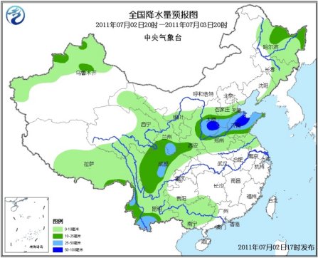 淮河以南将继续受到高温