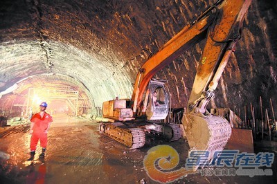 长沙：营盘路湘江隧道主体施工将接近尾声