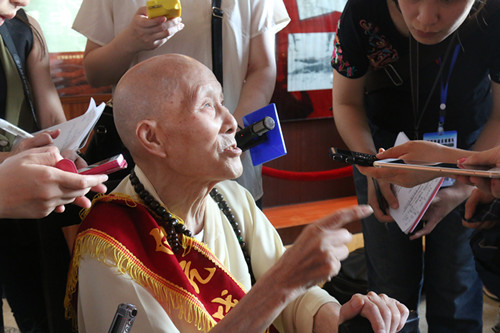 九旬老兵忆常德会战 所在营仅3人幸存