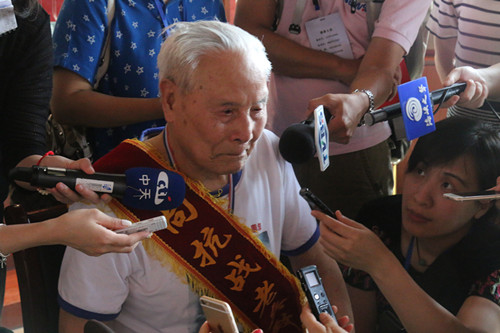 九旬老兵忆常德会战 所在营仅3人幸存