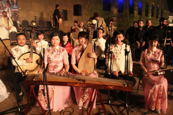尼罗河畔中国风 湖南民乐团埃及演出受热捧