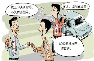 北京购车指标被反复使用牟利 持有者收高额费用