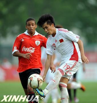足球——潍坊杯：中国国家青年队晋级决赛