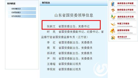 兖矿集团原董事长张新文任山东省国资委主任