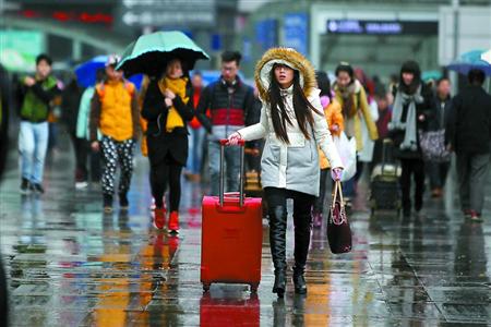 阴雨相伴更添寒 沪未来5天以阴雨相间天气为主