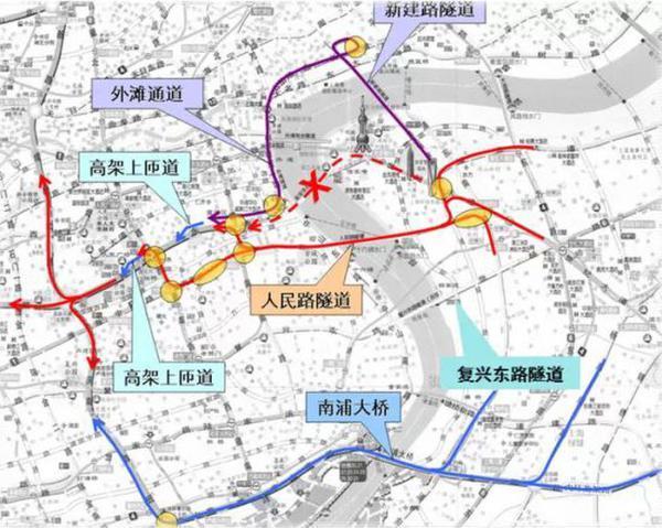 延安东路隧道3月14日起大修 9条公交线将绕行改道