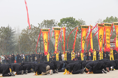 韩城万人民祭“史圣”司马迁