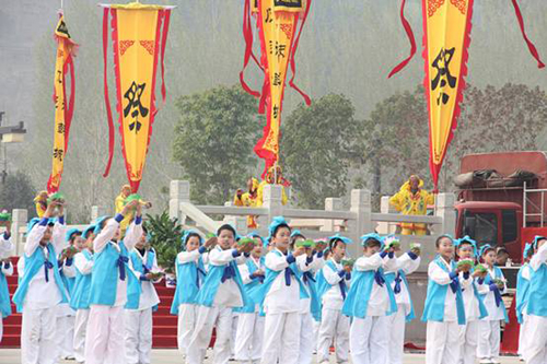 韩城万人民祭“史圣”司马迁