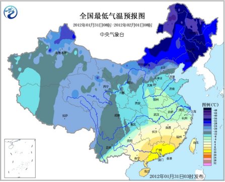 未来三天冷空气将影响中东部地区 南方雨雪暂停