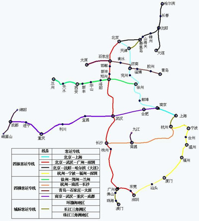 铁道部：京哈、京深高铁通道年底贯通