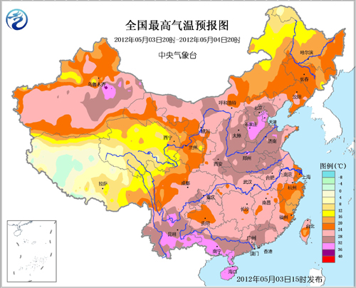 我国北方大部“热力四射”北京气温突破33℃