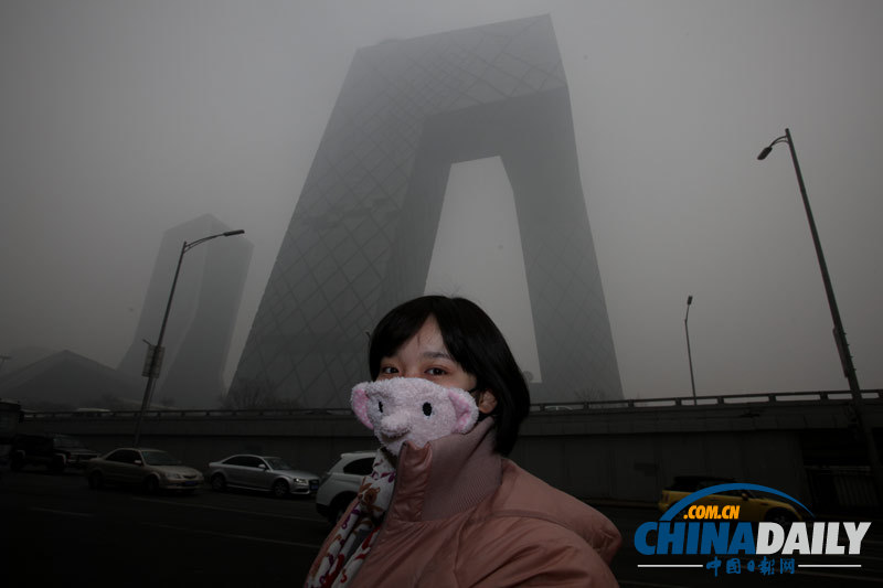 北京再次遭遇雾霾天气