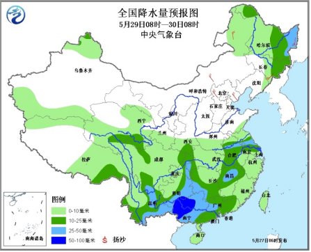 短期天气预报：暴雨蓝色预警解除 西部地区降水增多