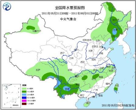 长江中下游气象干旱区未来三天依然无明显降水