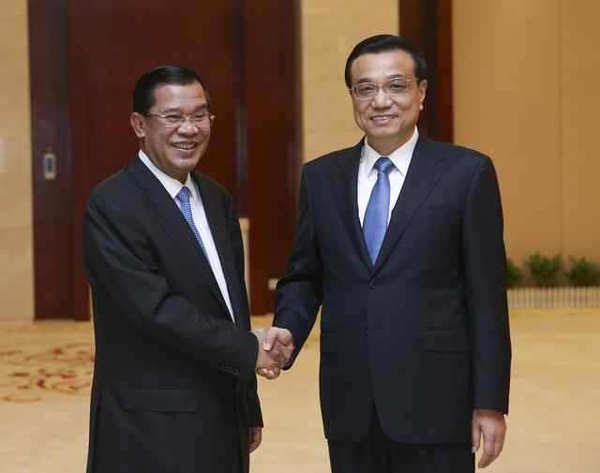 李克强：中国与柬埔寨各领域合作走向深入