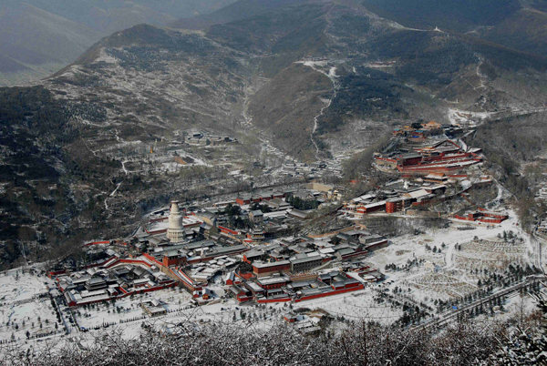 五台山喜降瑞雪