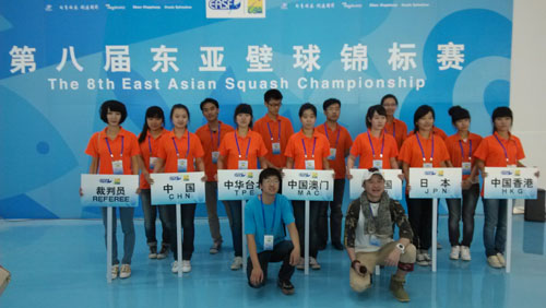 第八届东亚壁球锦标赛天津开赛 各方备战东亚运动会