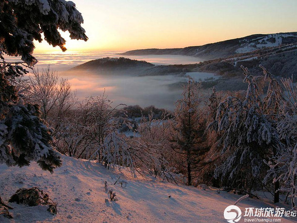 美得令人窒息的雪景(组图)