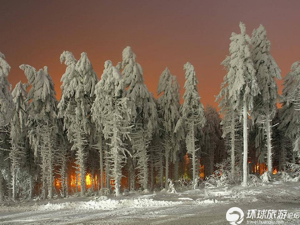 美得令人窒息的雪景(组图)