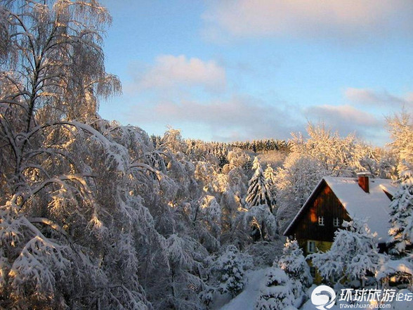 美得令人窒息的雪景(组图)