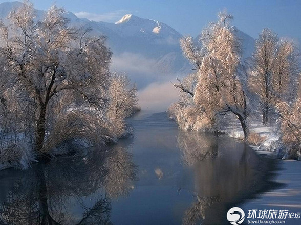 美得令人窒息的雪景(组图)