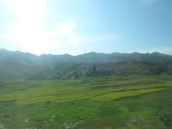 资溪处处是风景 大巴车上随拍