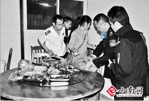 云南江城县发现8户商铺售卖野生动物